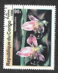 Sellos de Africa - Rep�blica del Congo -  Mi1663 - Orquídeas