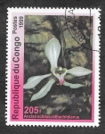 Sellos de Africa - Rep�blica del Congo -  Mi1665 - Orquídeas