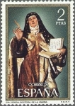 Stamps Spain -  2028 - Centenario de celebridades - Santa Teresa (1515-1582)