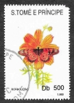 Stamps S�o Tom� and Pr�ncipe -  1103 - Mariposa