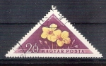 Stamps Hungary -  lirio RESERVADO