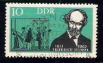 Stamps Germany -  DDR friedrich hebbel