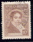 Stamps Argentina -  bernardino ribadavia