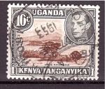 Stamps Uganda -  George VI