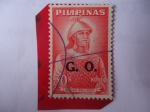 Stamps Philippines -  King Rajah Solimán III -1558-1575(Rajah Mura Sulayman) de Felipina. 