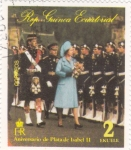 Sellos de Africa - Guinea Ecuatorial -  Aniversario de Plata de Isabel II