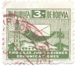 Stamps : America : Bolivia :  pro caja jubilaciones