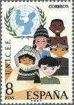 Stamps Spain -  2054 - XXV aniversario de UNICEF