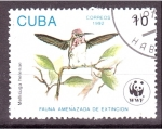 Sellos de America - Cuba -  Fauna amenazada de extinción