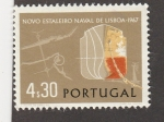 Sellos de Europa - Portugal -  Nuevo astillero Lisboa
