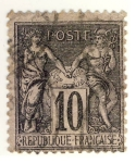 Stamps : Europe : France :  Paix et Commerce