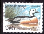 Stamps Cambodia -  serie- Patos