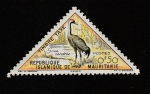 Stamps Africa - Mauritania -  Grulla