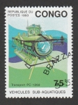 Stamps Republic of the Congo -  Vehículos subacaticos