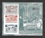 Stamps : Europe : Portugal :  HB 1920 - Viajes de Colón (Europa CEPT)