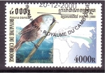 Stamps Cambodia -  serie- Pajaros