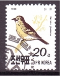 Stamps North Korea -  serie- Pajaros