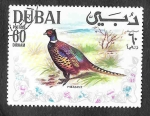 Stamps United Arab Emirates -  Yt100A - Áves