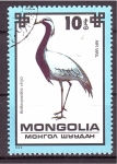 Sellos del Mundo : Asia : Mongolia : serie- Aves