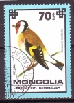 Sellos de Asia - Mongolia -  serie- Aves