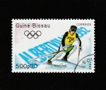 Stamps Guinea Bissau -  Olimpiadas  invierno Albertville