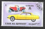 Stamps United Arab Emirates -  Yt107C - Automóviles