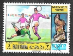 Stamps United Arab Emirates -  YtPA31C - Campeonato Mundial de Fútbol México 70