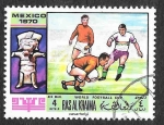 Stamps : Asia : United_Arab_Emirates :  YtPA31D - Campeonato Mundial de Fútbol México 70