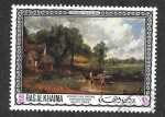 Stamps United Arab Emirates -  Yt45D -  Pinturas de Galerías de Londres, Munich y São Paulo
