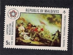 Sellos de Asia - Maldivas -  Bicentenario de la Revolucion Americana