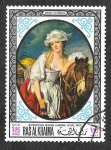 Stamps United Arab Emirates -  Yt45N -  Pinturas de Galerías de Londres, Munich y São Paulo