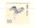 Stamps India -  grulla