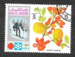 Sellos de Asia - Emiratos rabes Unidos -  YtPA78A - JJOO de Invierno Sapporo´72