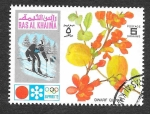Stamps United Arab Emirates -  YtPA78A - JJOO de Invierno Sapporo´72