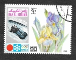Stamps United Arab Emirates -  YtPA78D - JJOO de Invierno Sapporo´72