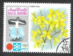 Stamps United Arab Emirates -  YtPA89A - JJOO de Invierno Sapporo´72