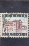 Stamps Belgium -  puerta de Ieper 