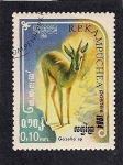 Stamps Cambodia -  Gazela