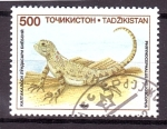 Stamps : Asia : Tajikistan :  serie- Reptiles