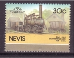 Stamps : America : Saint_Kitts_and_Nevis :  serie- Locomotoras