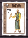 Stamps Rwanda -  Centenario U.P.U.