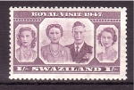 Stamps : Africa : Swaziland :  Visita Real
