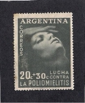Stamps Argentina -  Lucha contra la Poliomielitis
