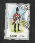 Stamps Saint Lucia -  736 - Granadero del 70 regimiento de Infantería