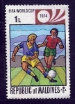 Stamps : Asia : Maldives :  Futbol