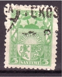 Stamps : Europe : Latvia :  Escudo Nacional