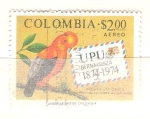 Stamps : America : Colombia :  loro RESERVADO