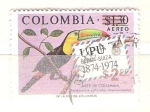 Stamps Colombia -  tucán RESERVADO