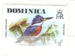 Sellos de America - Dominica -  Martín pescador RESERVADO