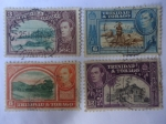 Sellos de America - Trinidad y Tobago -  George VI Serie:George VI Pictorials.